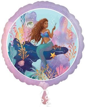 Disney Little Mermaid Live Action Balloon - 18&quot; Foil