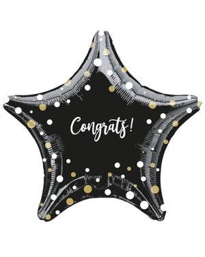 Congrats Celebration Star Balloon - 18&quot; Foil