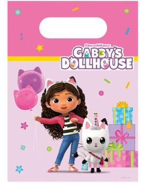Gabby&#039;s Dollhouse Paper Party Bags (4pk)