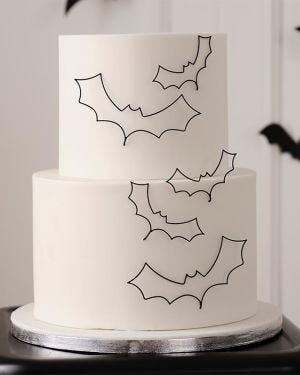Bats Cake Decorations (5pk)