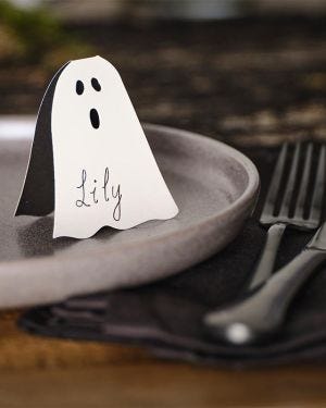 Ghost Paper Place Cards (6pk)