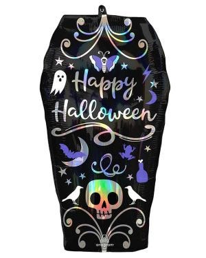 Iridescent Coffin SuperShape Balloon - 27&quot; Foil
