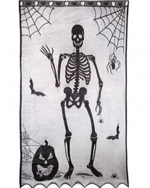 Skeleton Lace Door Curtain - 1m x 2.13m