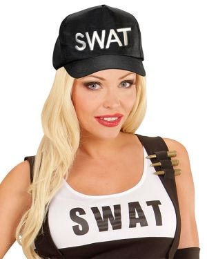 Black SWAT Cap