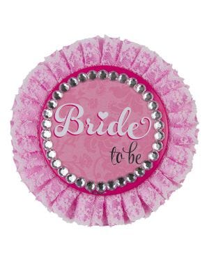 Deluxe &#039;Bride to Be&#039; Badge - 11cm