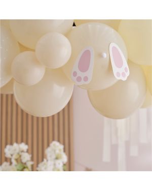 Hey Bunny Pastel Balloon Arch &amp; Streamers  - 50 Balloons