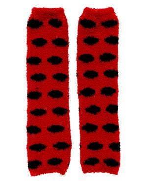 Ladybug Leg Warmers - Child