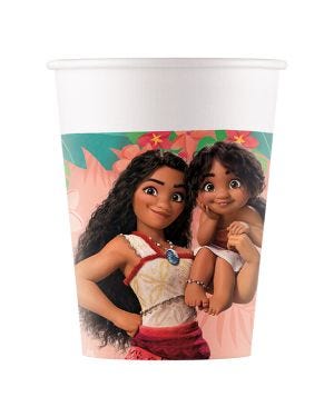 Disney Moana Party Paper Cups - 200ml (8pk)