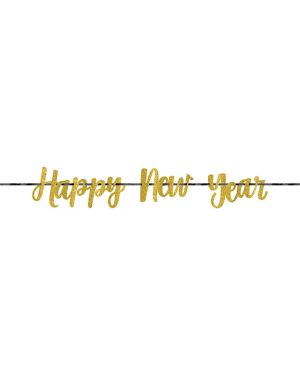 New Year Glitter Letter Banner - 3.65m