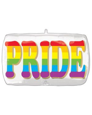 Pride Rainbow Supershape Balloon - 28&quot; x 17&quot; Foil