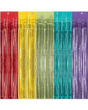 Rainbow Foil Door Curtain - 91cm x 243cm