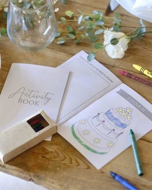 Rustic Romance Childrens Wedding Activity Packs (5pk)