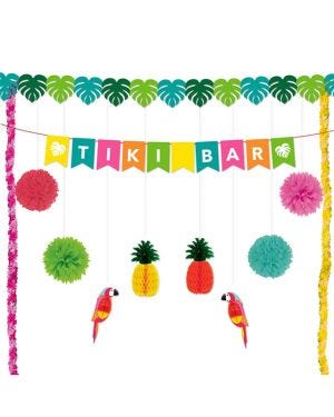 Tiki Bar Decoration Kit (12pcs)