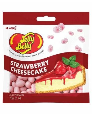 Jelly Belly Strawberry Cheesecake Jelly Beans Bag - 70g