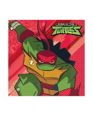 Rise of Teenage Mutant Ninja Turtles Lunch Napkins - 33cm (16pk)