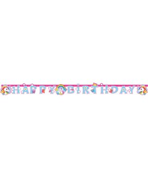 Unicorn Paper Letter Banner - 1.8m