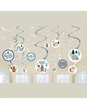 Bearly Wait Hanging Swirls Decorations (12pk)
