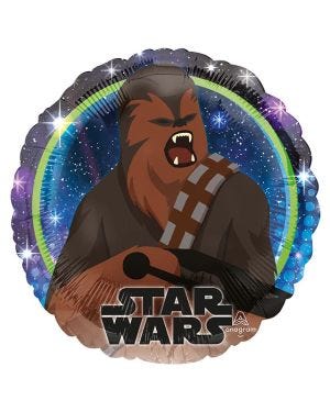 Star Wars Galaxy Chewbacca Balloon - 18&quot; Foil