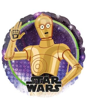 Star Wars Galaxy C-3PO Balloon - 18&quot; Foil