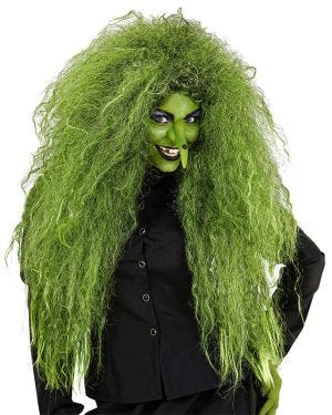 Green Witch Wig