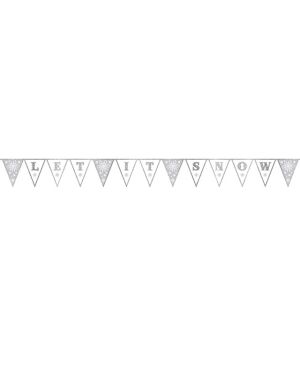 Let it Snow Pennant Bunting - 3.6m