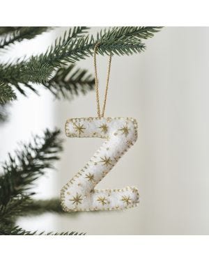Tree Decorations - Monogram Letters - Z
