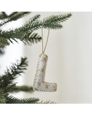 Tree Decorations - Monogram Letters - L