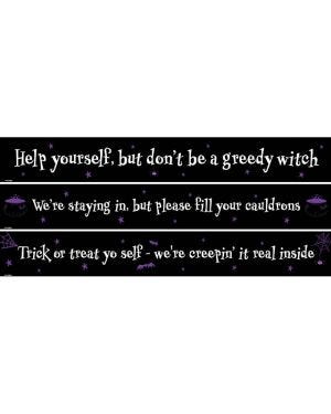 Halloween Help Yourself Paper Banners - 1m